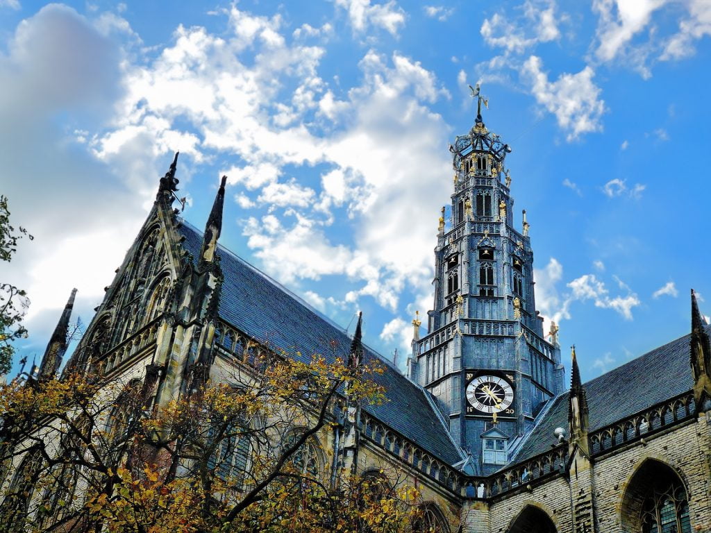 De Grote of St.-Bavokerk (Historisch Sint-Bavokathedraal) is een laatmiddeleeuws kerkgebouw in de Nederlandse stad Haarlem, gelegen aan de Grote Markt. Hij was tot de Reformatie gewijd aan Sint-Bavo. De middeleeuwse kruiskerk (bouwperiode 1370-1520), die midden in het oude centrum van de stad staat, is opgetrokken in de Brabants gotische bouwstijl. Op de kruis van transept en schip staat een ruim 78 meter hoge houten, met lood bedekte, laatgotische vieringtoren. De kerk behoort tot de 'Top 100 van de Rijksdienst voor de Monumentenzorg' uit 1990.